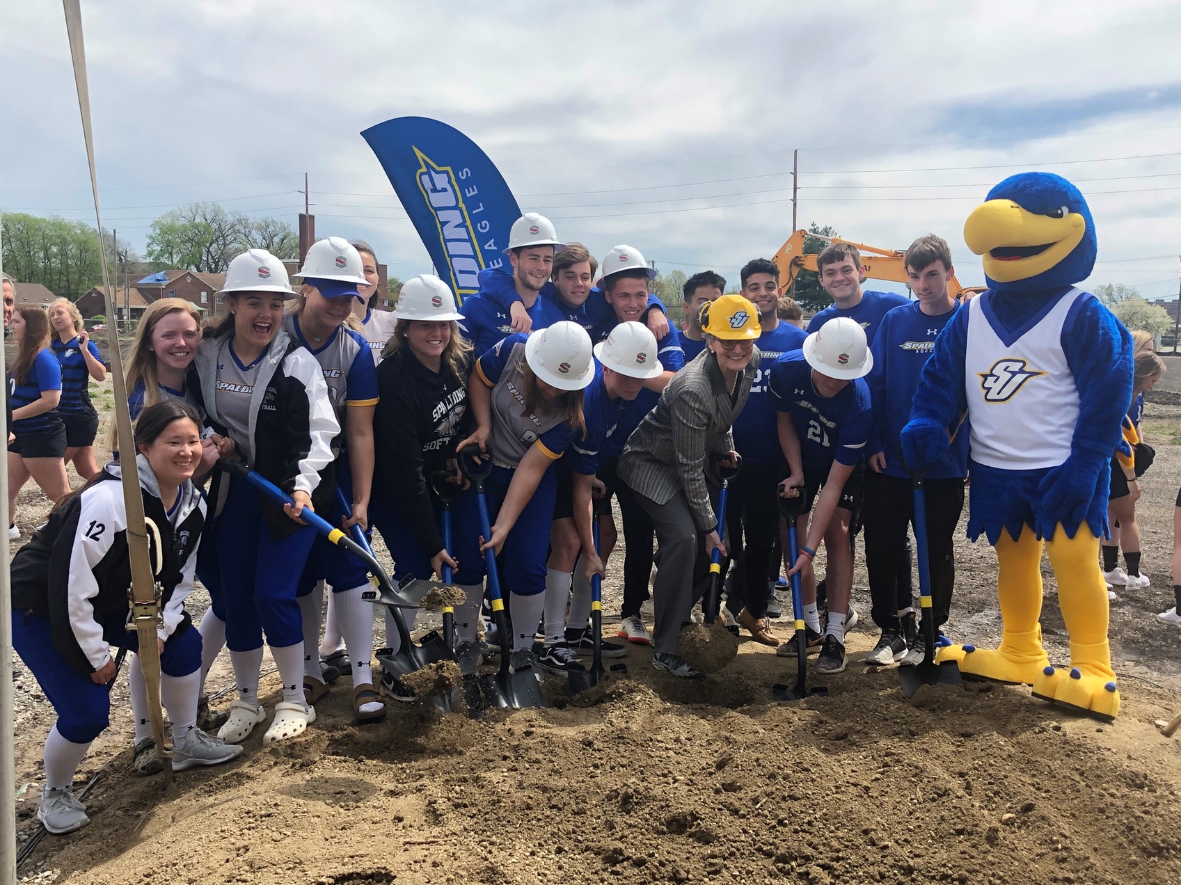 Spalding Breaks Ground on Athletic Facility