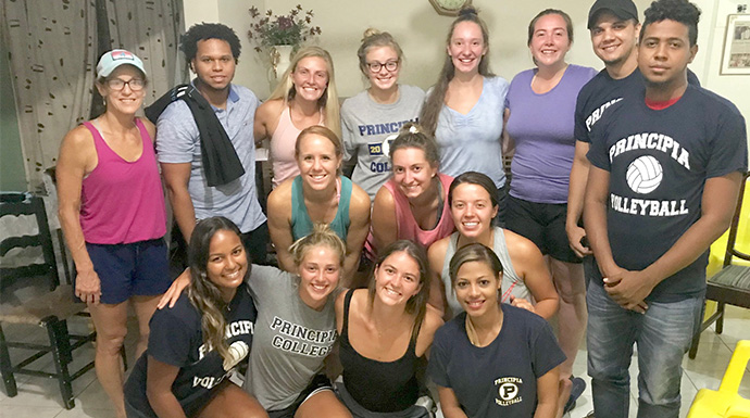 From Rivals To Partners: Principia and Greenville Volleyball Unite