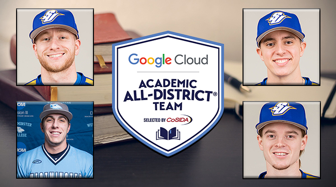 Four Named To Google Cloud CoSIDA Academic All-District