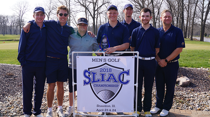 Webster Rolls To 2018 SLIAC Men's Golf Title