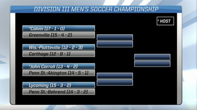 Greenville To Face Calvin in Men's Soccer Opening Round