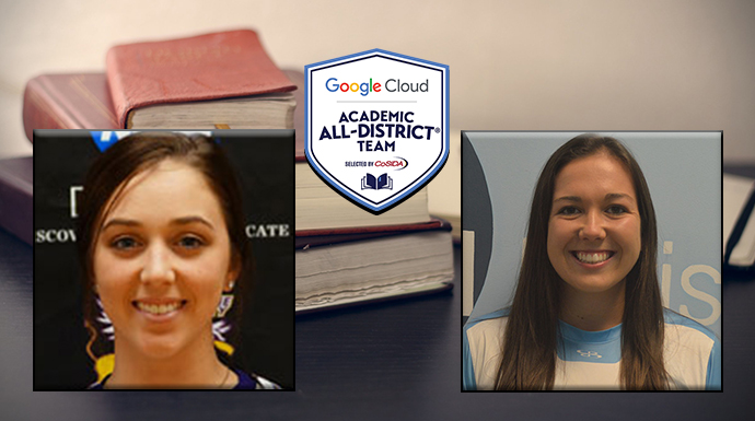Kruse and Price Named Google Cloud CoSIDA Academic All-District