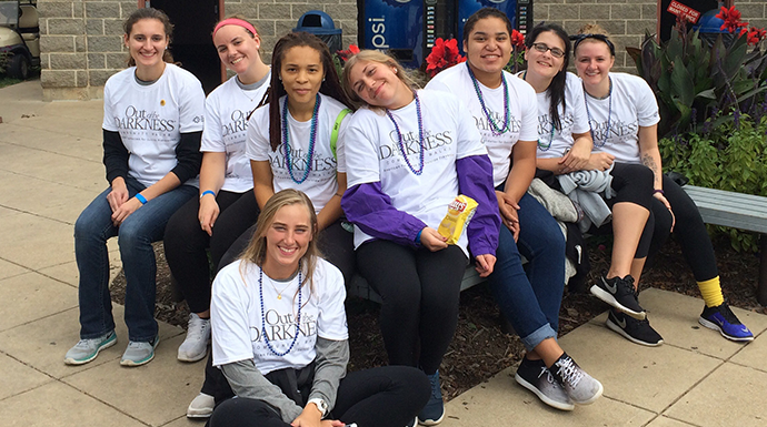 Fontbonne Women's Basketball Brings Light To Suicide Prevention