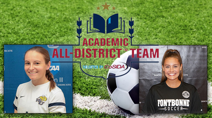 Pair of Women's Soccer Players Named CoSIDA Academic All-District