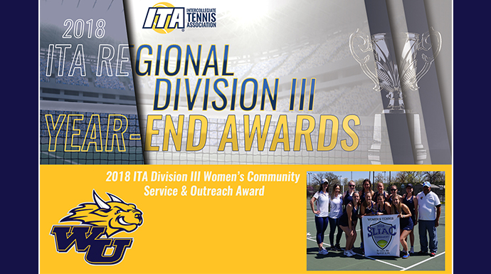 Webster Women's Tennis Recognized By ITA For Community Service