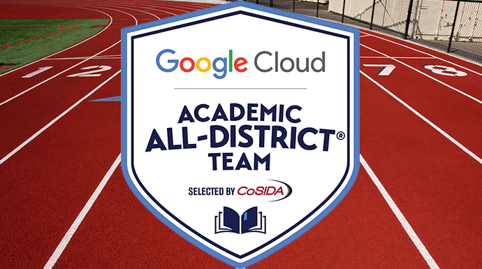 Three Named Track and Field CoSIDA Google Cloud Academic All-District