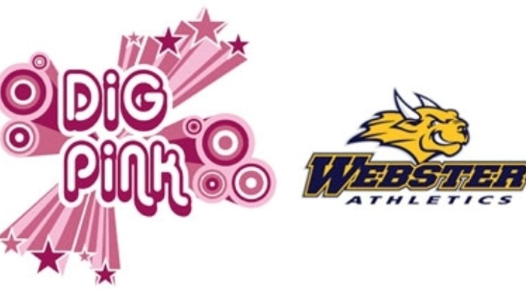 Webster Volleyball Sets Dig Pink Weekend