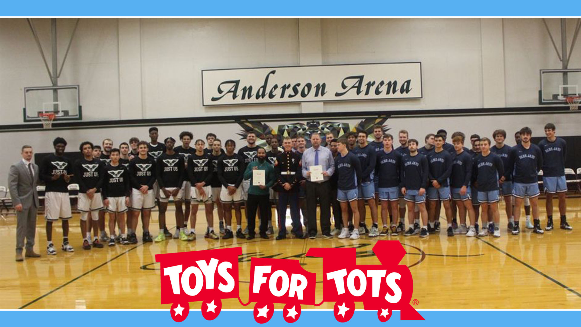 Blue Jays Partner With Owls in Support of Toys For Tots