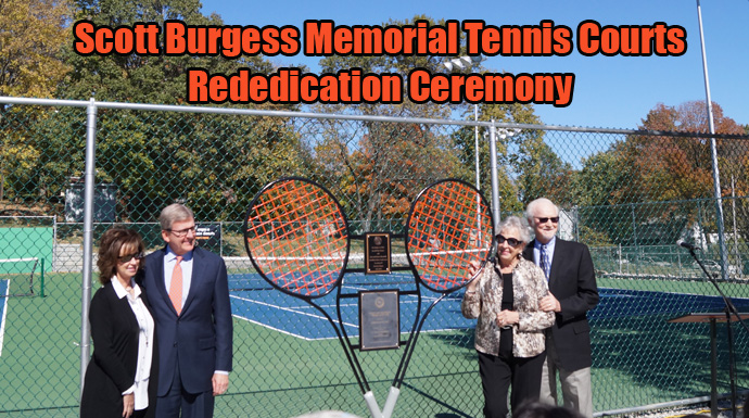 Greenville Rededicates Scott Burgess Memorial Tennis Courts